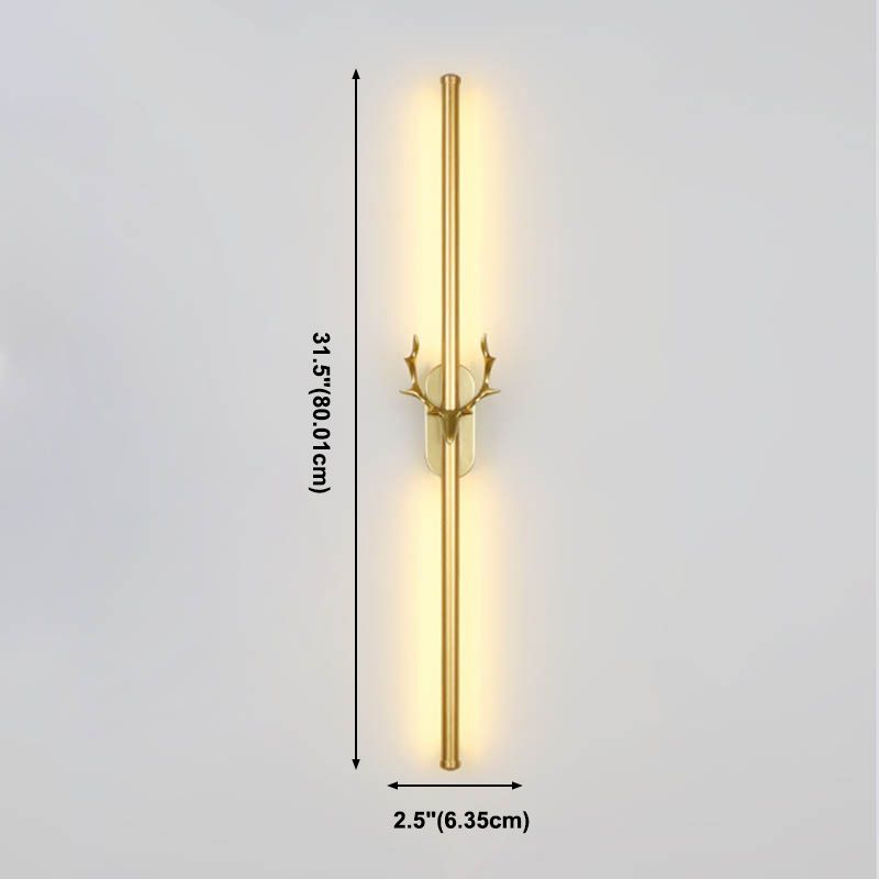 Contemporary Linear LED Lamp Wall Lighting Ideas for Living Room Sitting Room