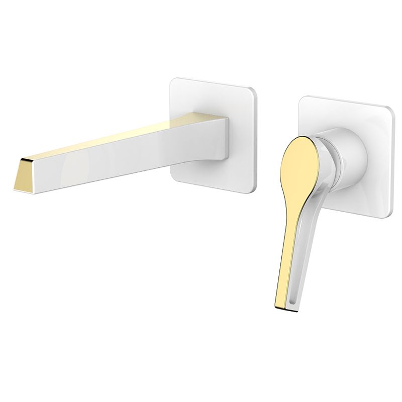 Industrial Style Bathroom Faucet Wall Mounted Rod Handle Faucet