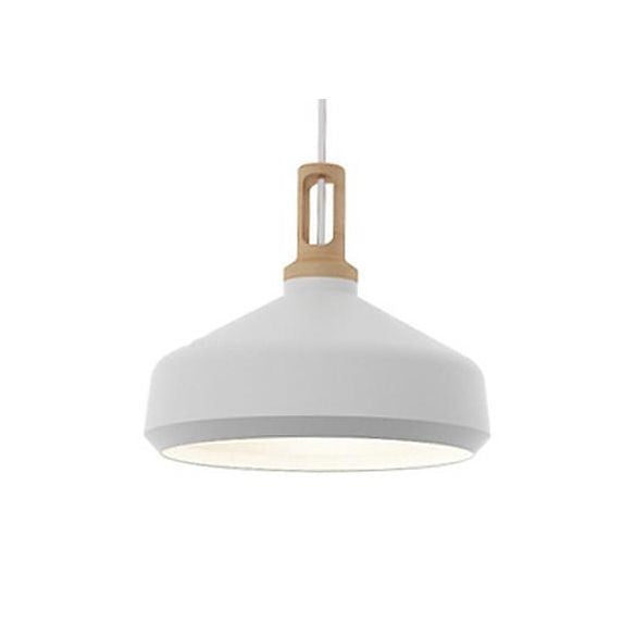 9,5 "/14" breit weiße Anhängerbeleuchtung mit Kegel/Scheunen Metall Schatten Nordisch hängende Anhänger Licht für Esszimmer