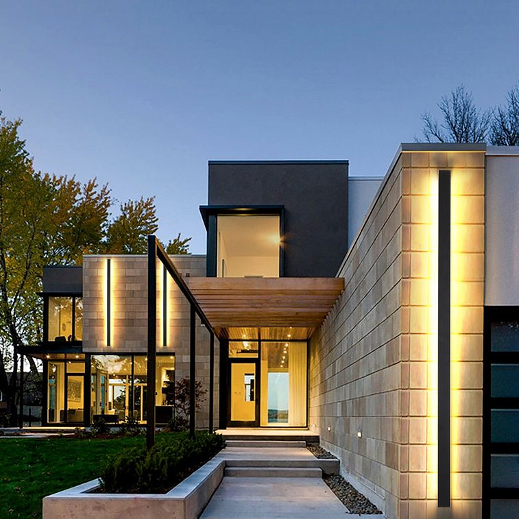 Moderner Stil Linearer Leuchtenleuchten Acryl 1 leichte Leuchten für Outdoor