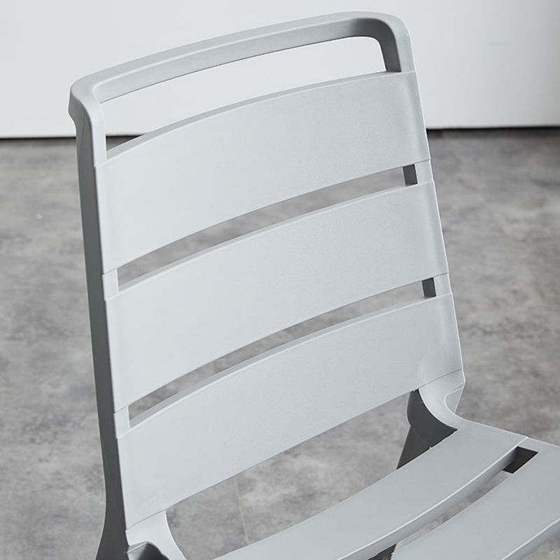 Home Dining Accent Chair Dining Room Open Back Armless Side Chair