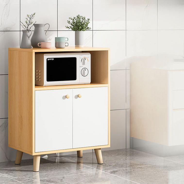 Contemporary Style Sideboard Engineered Wood Sideboard with Cabinet
