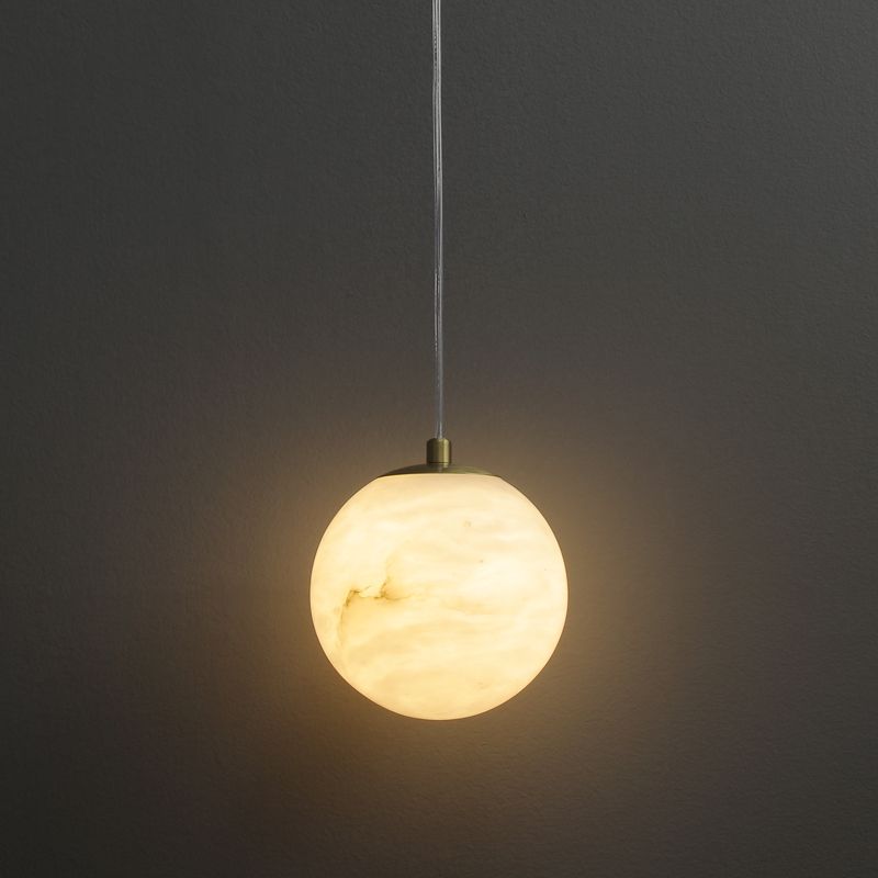 Stein schattierte hängende Leuchte zeitgenössischer Stil weißer Anhänger Beleuchtung