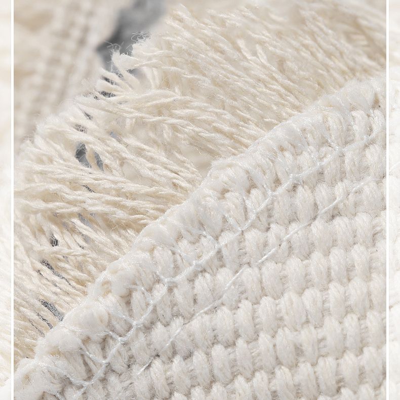 Tapis moderne multicolore Coton Impression florale Tapis intérieur Tapis de soins faciles pour le salon