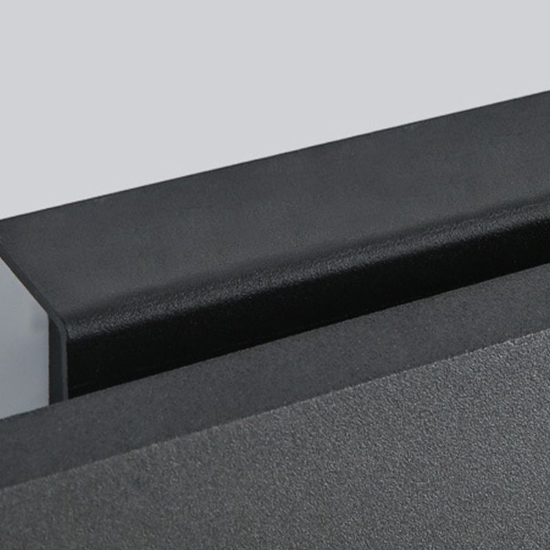 1-Licht linearer Schatten Wandleuchten moderner Metallmontageleuchte Metallmontage