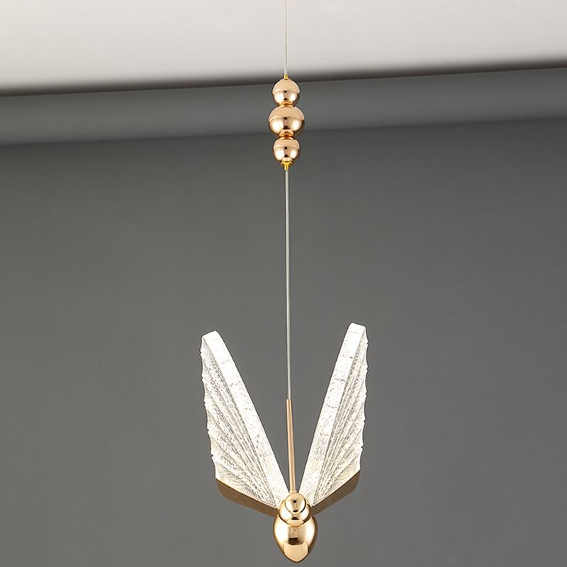 Éclairage pendentif en or