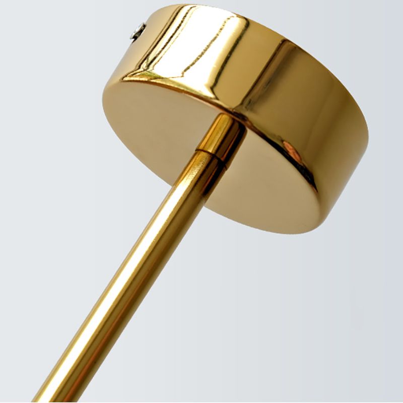 Pendante de style moderne Light Metal 1 lumière suspendue Lumière en blanc pour le chevet