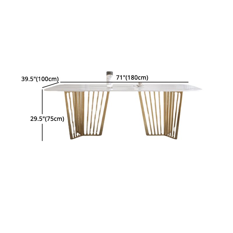 1/4/5/7 Pieces Luxury Dining Set Sintered Stone Dining Furniture with Leather Chairs