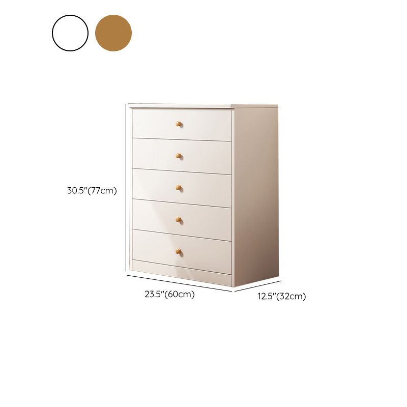 Standard Storage Cabinet Rectangle Modern Side Cabinet with Drawers