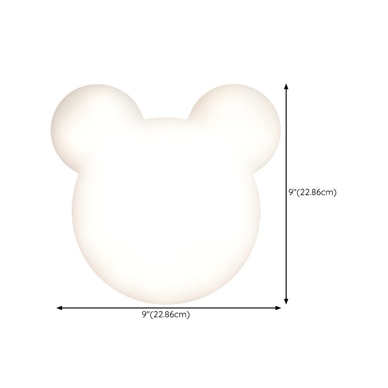 Modern Bear Shape Wall Light Sconces 1 Light Wall Lighting Fixtures for Dining Room