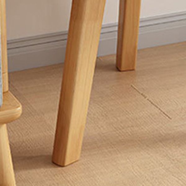 Round Solid Wood Coffee Table Nordic 3 Legs Cocktail Table Set