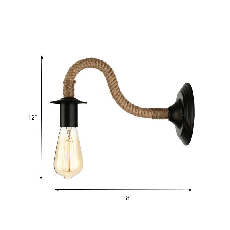 Finition noire 1 montant mural d'éclair