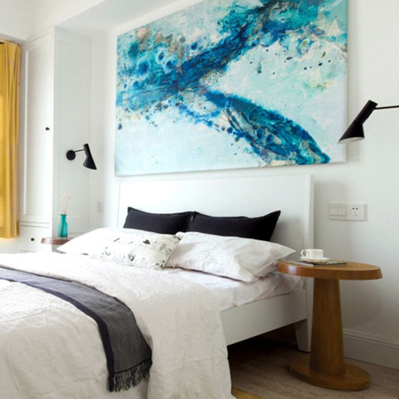 Metal Geometric Wall Lighting Fixtures Industrial Style 1 Light Wall Mounted Light Fixture