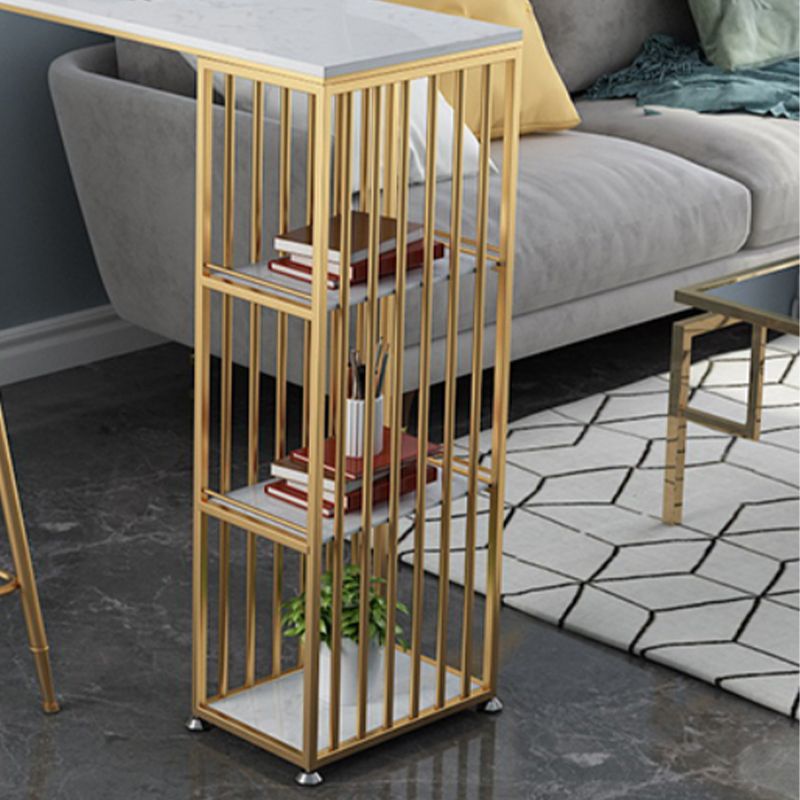 Glam Style Bar Table 1/2/3 Pieces Rectangle Faux Marble Counter Table