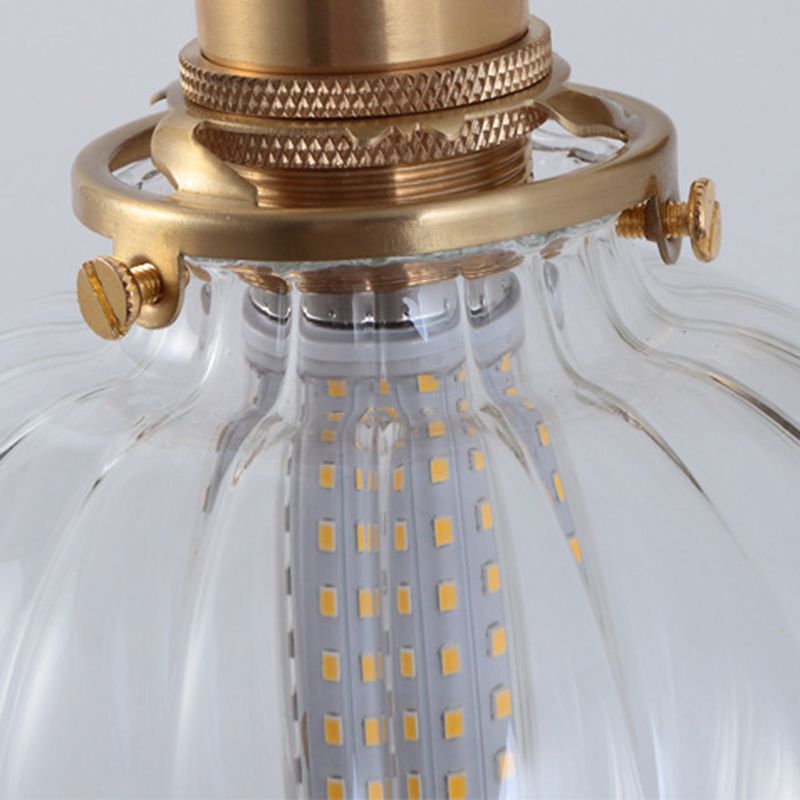 1-Licht geometrische Wandleuchten moderne einfache Style-Glas-Wandbeleuchtung in Gold