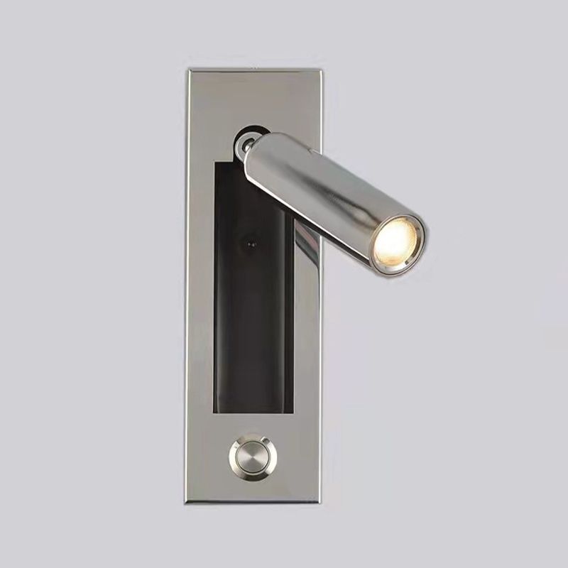 Modern Style Reading Wall Light Shape Wall Sconce Metal 1 Sconce Light for Bedroom