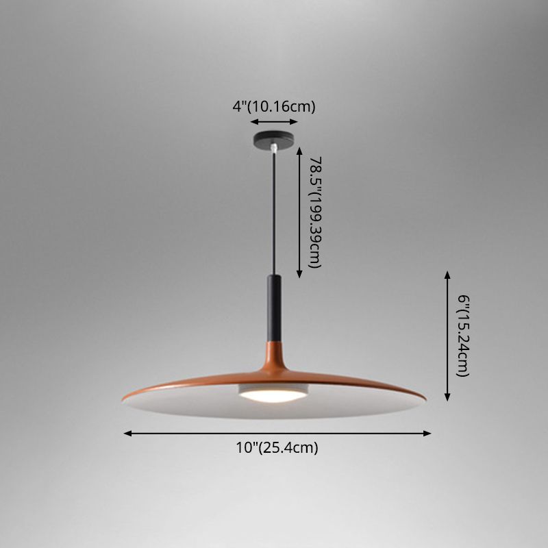 Flying Saucer LED -Suspensionslampe Neuheit Minimalist Metal Restaurant Hanging Anhänger