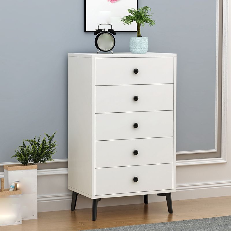 Modern Accent Chest with Soft Close Drawers Scratch Resistant Accent Cabinet