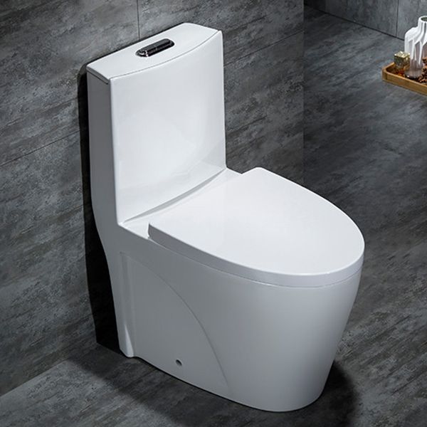 Traditional 1-Piece Toilet Floor Mounted White Urine Toilet for Bathroom