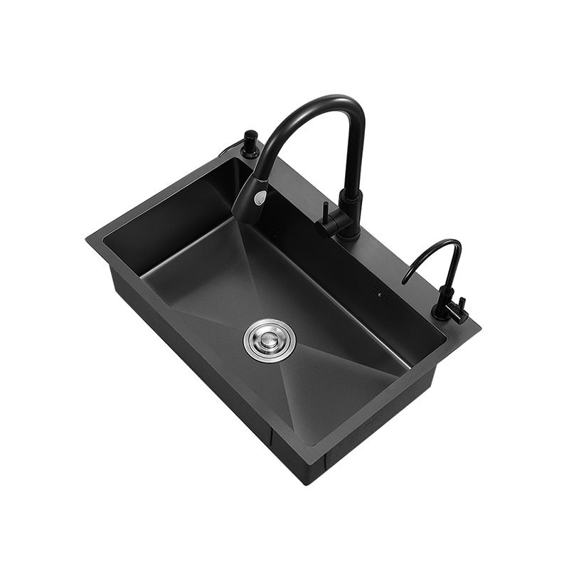 Dirt Resistant Kitchen Sink Soundproof Detail Kitchen Sink with Overflow Hole