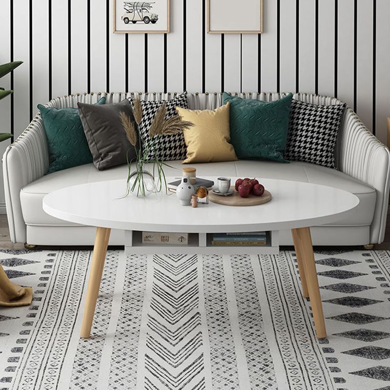 Country Farmhouse Coffee Table Folding Wooden Coffee Cocktail Table