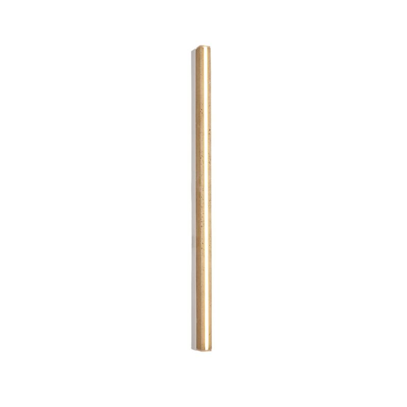 Linear Shape Stone Wall Mount Light Modern Style 1-Light Wall Light Sconce in Yellow