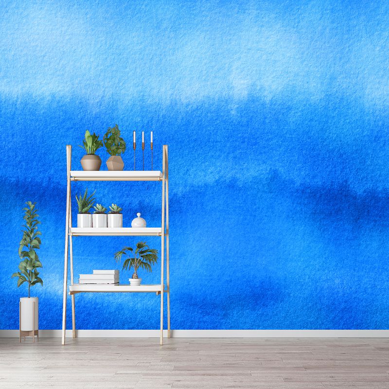 Abstract Mural Soft Color Stain Resistant Wall Art for Living Room, Water Resistant