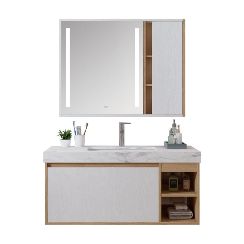 Contemporary Sink Cabinet Mirror Cabinet Bathroom Space Saver Vanity