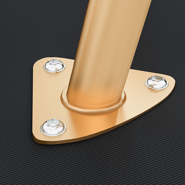 Sillas de comedor de metal de estilo escandinavo, silla de cojín para cafetería con brazo