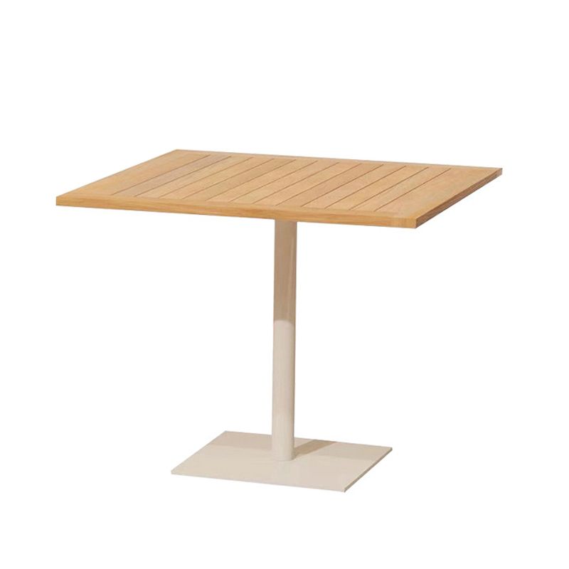 Boho Style 1/9 Pieces Metal Dining Set Wood Dining Table Set for Outdoor