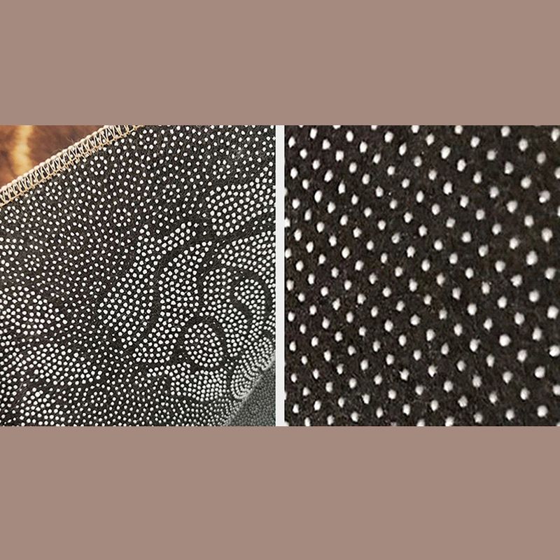 Multi-Color Funky Area Rug Gorgeous Flower Print Rug Non-Slip Backing Carpet for Living Room