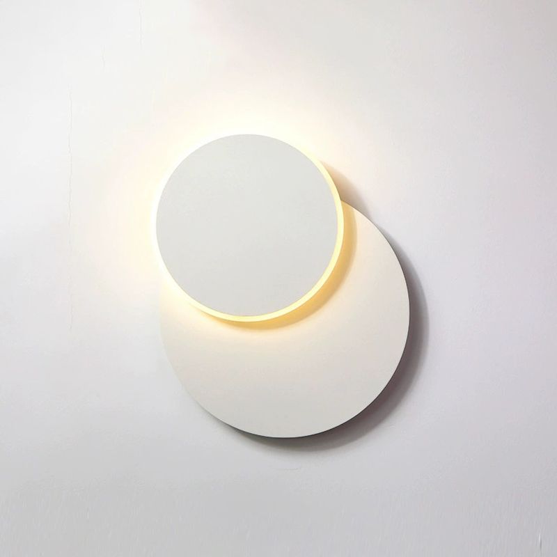 Geometrische Form Metallwandbeleuchtung moderner Stil 1 Licht Wandleuchte Leuchte