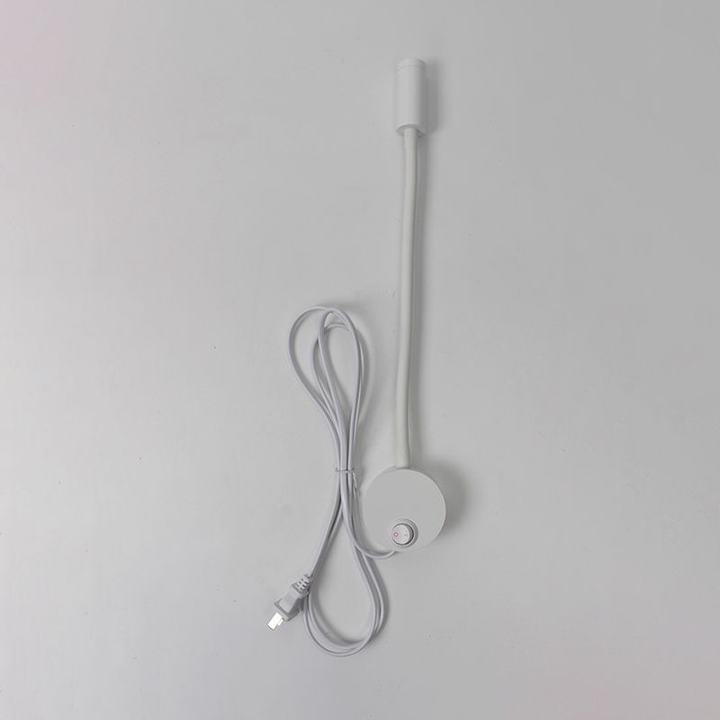 Moderner Stil Flexibler Armwandbeleuchtung Metall Metal 1 Leicht Wandmontierte Lesen Leuchten