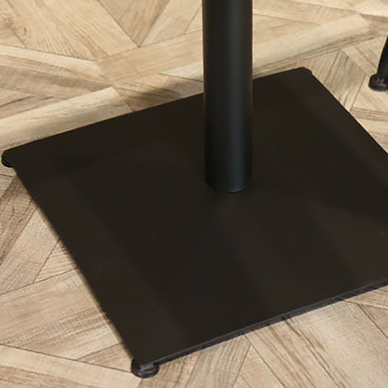 Industrial Style Bar Table Wood and Metal Pub Table for Coffee Shop