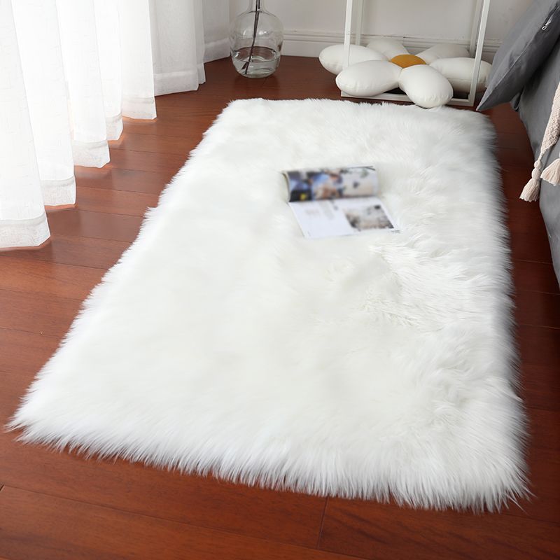 Funky Simplicity Shag Rug Comfort Solid Area Carpet Polypropylene Washable Rug for Home Decoration