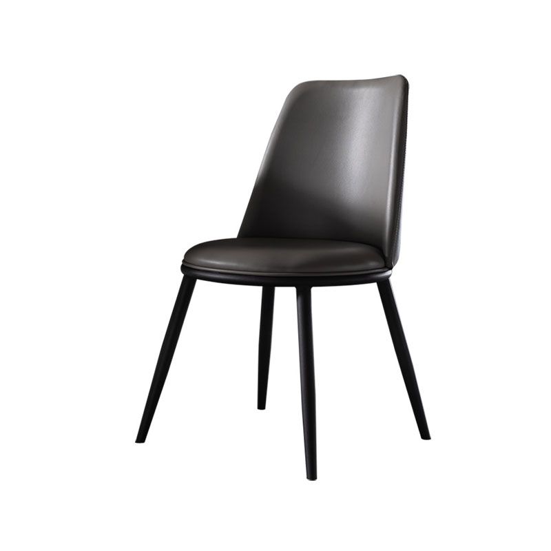 Modern Dining Table Set 1/4 Pcs Sintered Stone Dining Table with Faux Leather Chairs