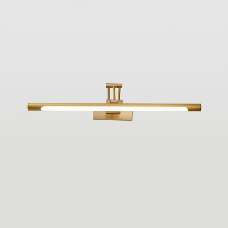 Linear Shape Metal Mirror Wall Light Modern 1-Light Mirror Wall Mounted Light