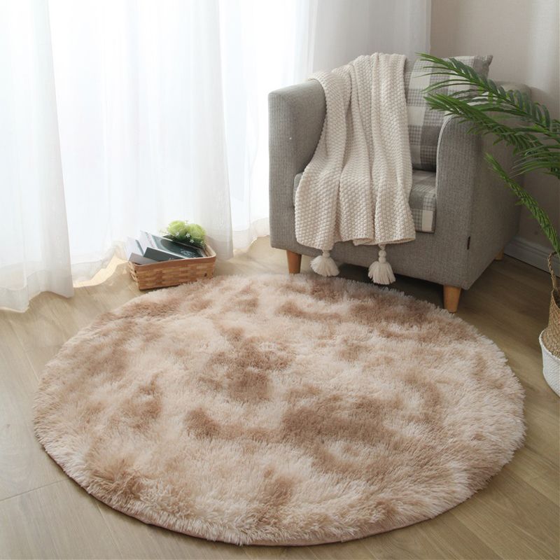 Calming Tie Dye Printed Rug Multi Color Fluffy Rug Easy Care Anti-Slip Backing Area Carpet
