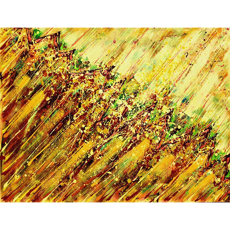 Modern Abstract Mural Stain Resistant Wall Decor for Living Room Bedroom