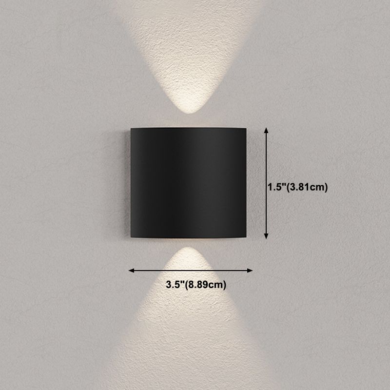 Géométrie des lumières murales de style moderne.