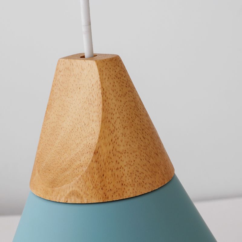 Simplicity Hanging Lamps Macaron Pendant Light Fixture for Bedroom Foyer