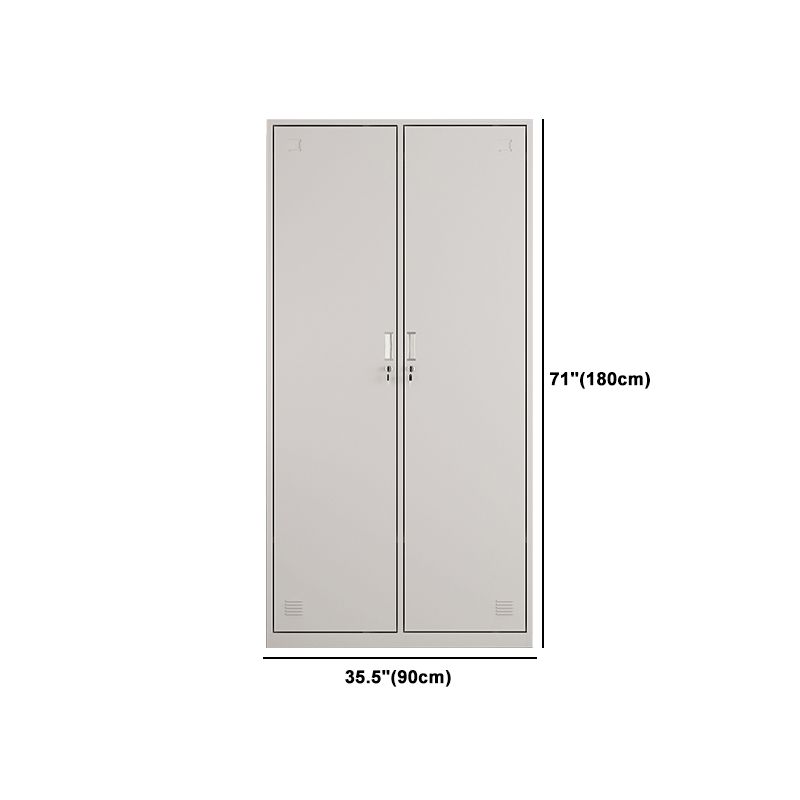 Contemporary Hinged Wardrobe Armoire Metal Wardrobe Cabinet for Home