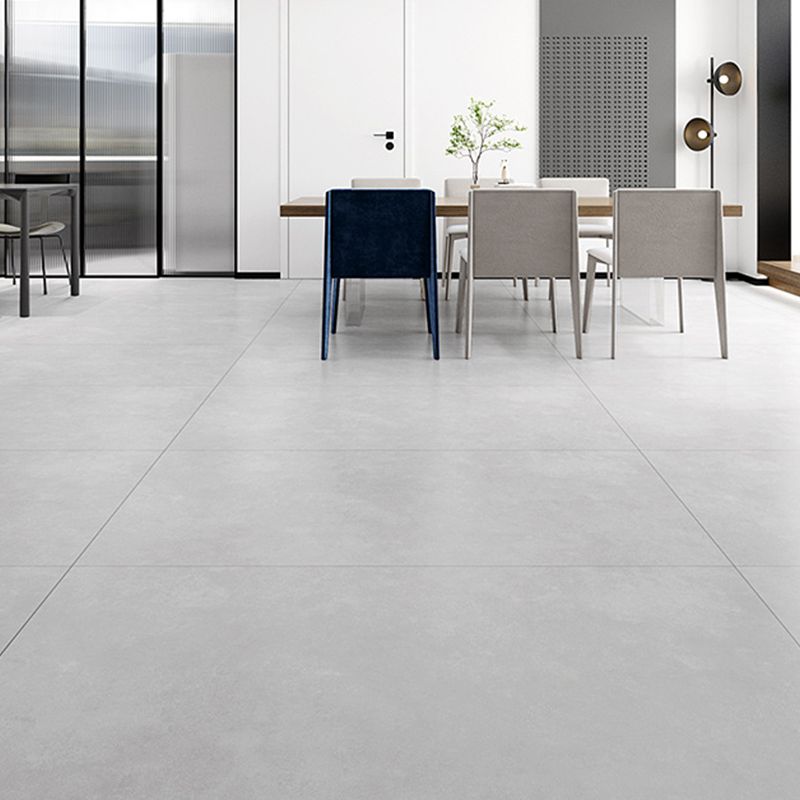Rectangle Tile Solid Color Straight Edge Texture Design Floor Tile