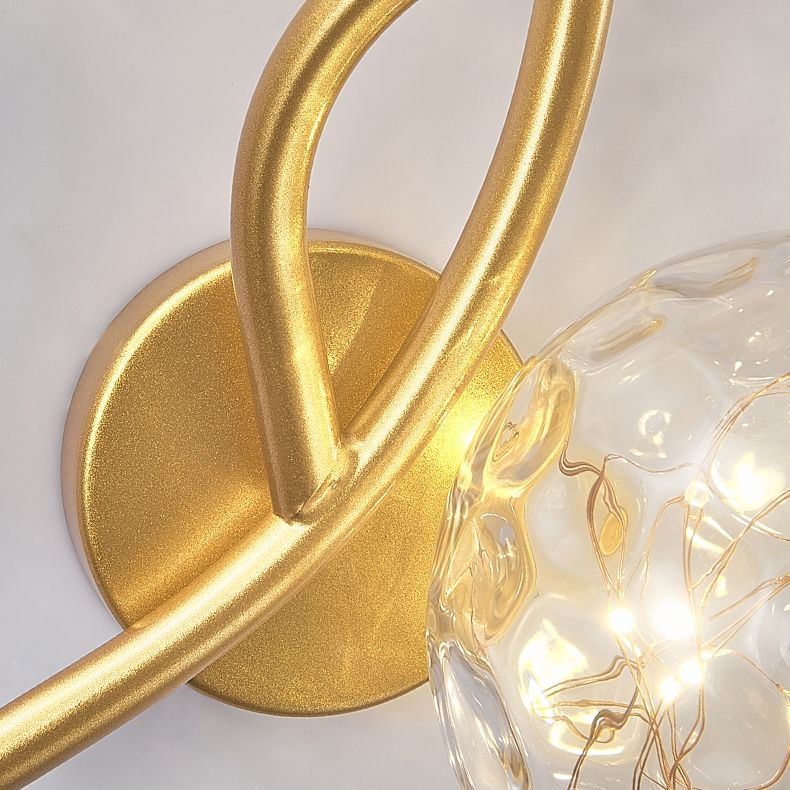 Kugelform Glaswand Licht moderner Stil 2 Leichter Wandhalterung Licht