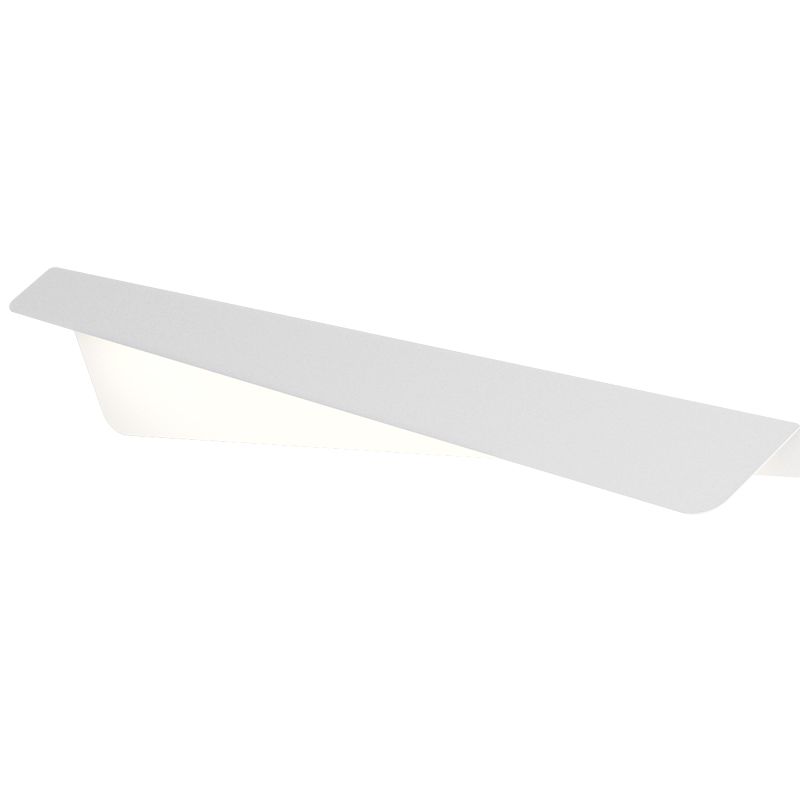 Metal 1 - Light LED Bath Fixture in White Unique Contemporary Bathroom Vanity Lighting