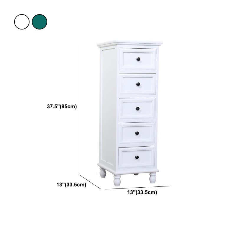 Solid Wood Accent Chest with Drawers Rectangle 13.77" Wide Chest