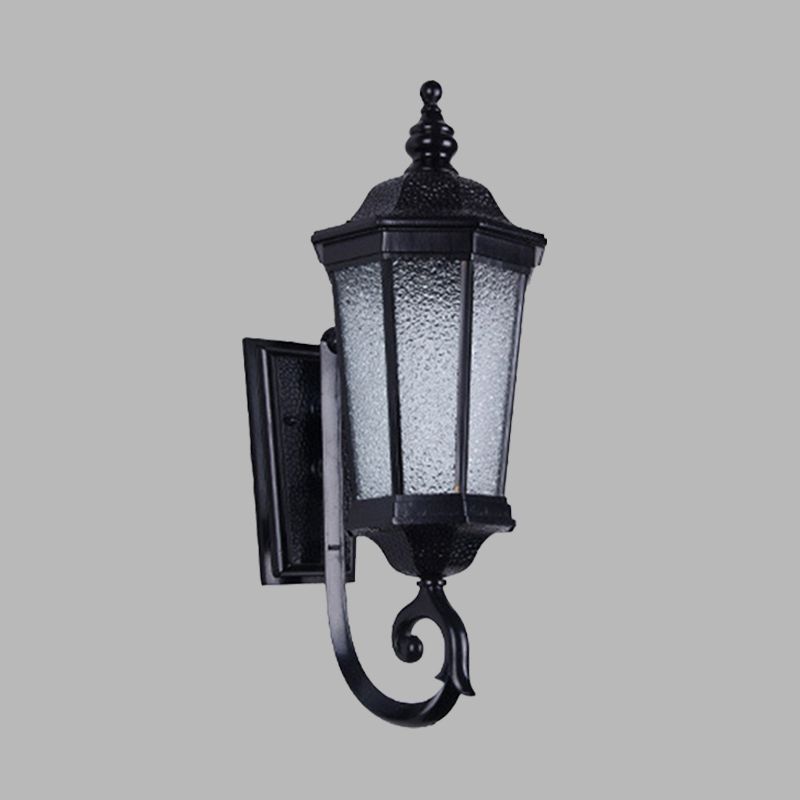 Accoglienza con lampada da parete in vetro nero con applique a parete verum a 1 luce