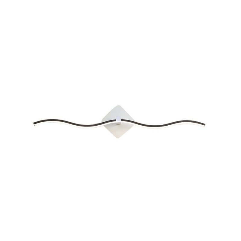 Lámpara de pared de baño de ola LED de metal LED de pared simple montada en la pared