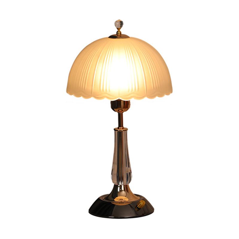 Scandinavische eenvoudige tafellamp moderne stijl glazen bureaulamp voor studeerkamer woonkamer