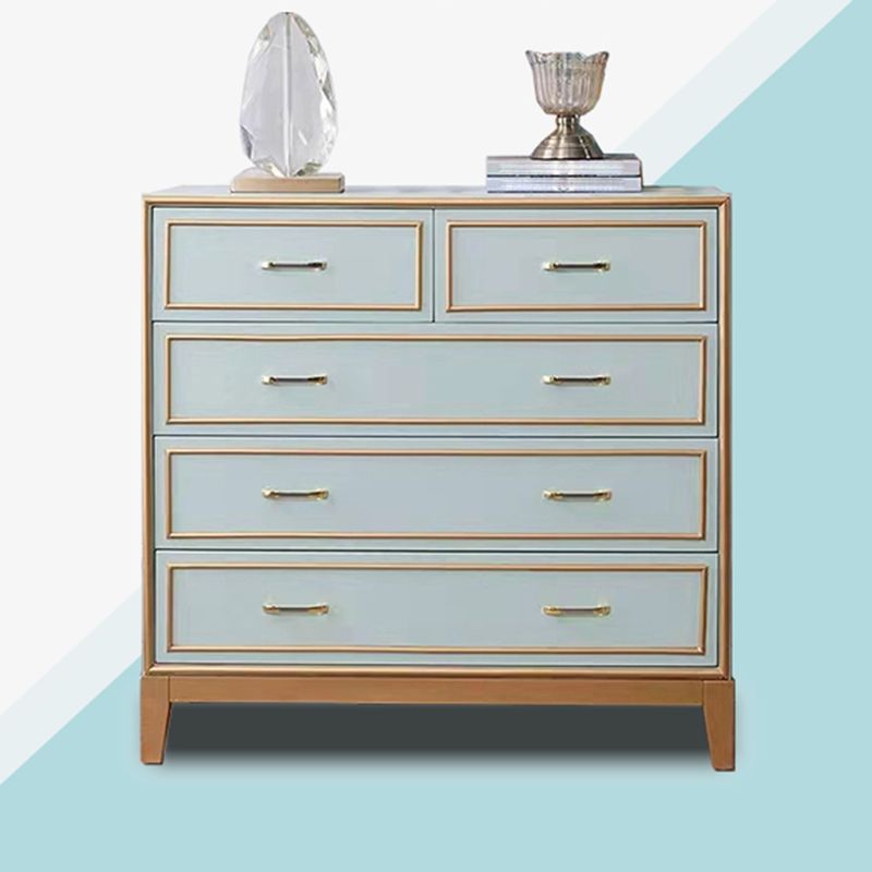 Wooden Dresser Classic Glam Storage Chest Dresser with Drawers